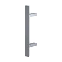 N64.PJP45500.4US Односторонняя, прямоугольная ручка-скоба, 45°, 20x40x500 мм (AISI 304, универсальная, сатин)